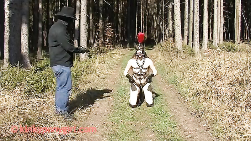 KINKY PONYGIRL - In the Aying Forest