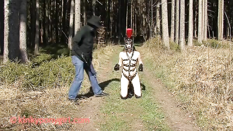 KINKY PONYGIRL - In the Aying Forest