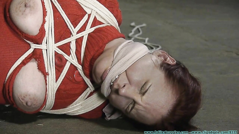 FutileStruggles - Chrissy Daniels The Security Guards Hogtied and Gagged me Part 2