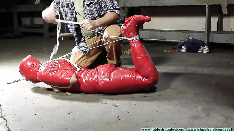 FutileStruggles - Mummification Hogtie For Rachel Part 3