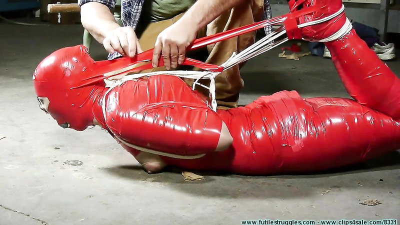 FutileStruggles - Mummification Hogtie For Rachel Part 3