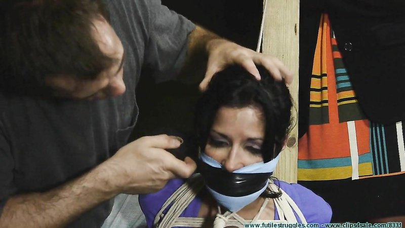 FutileStruggles - Hannah Perez Captured, Bound, and tormented by 2 Parolees 2