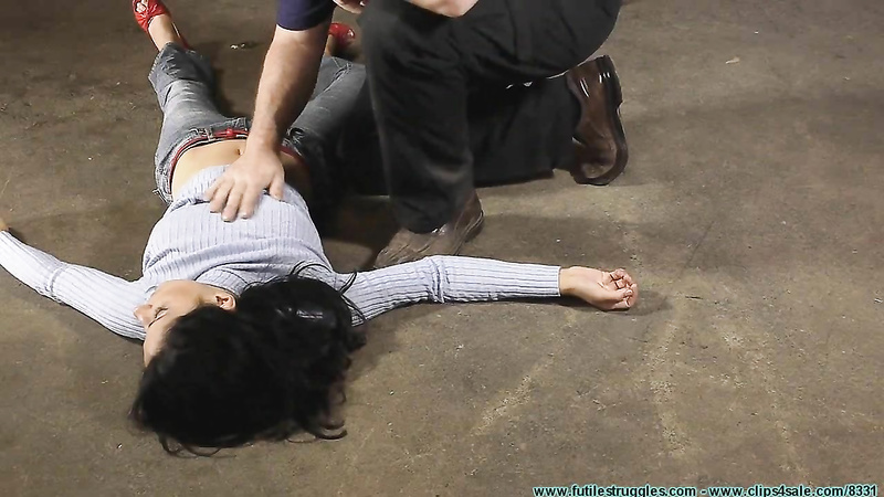 FutileStruggles - Hannah Perez Carried, Hogtied, and Gagged Multiple Times 1