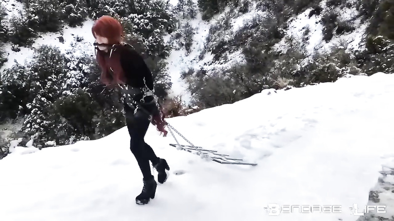 BondageLife	Rachel Greyhound - Dashing Through The Snow