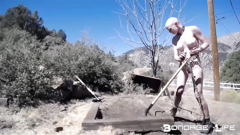 BondageLife	Rachel Greyhound - Hard Labor Digging Part 1