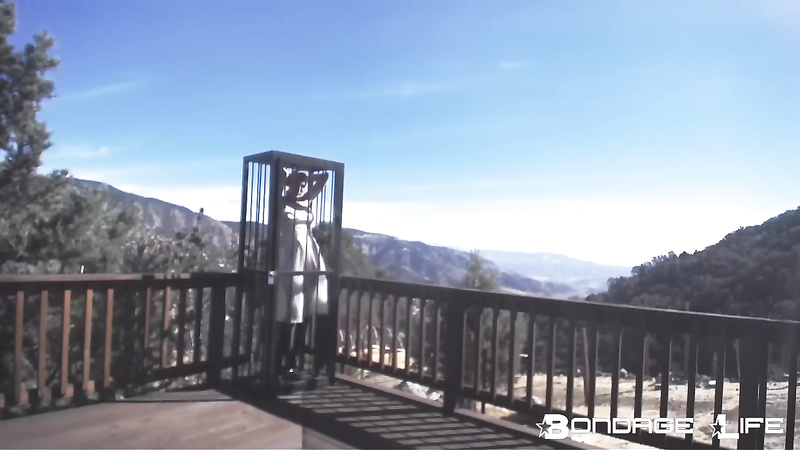 BondageLife	Rachel Greyhound - Standing Outside