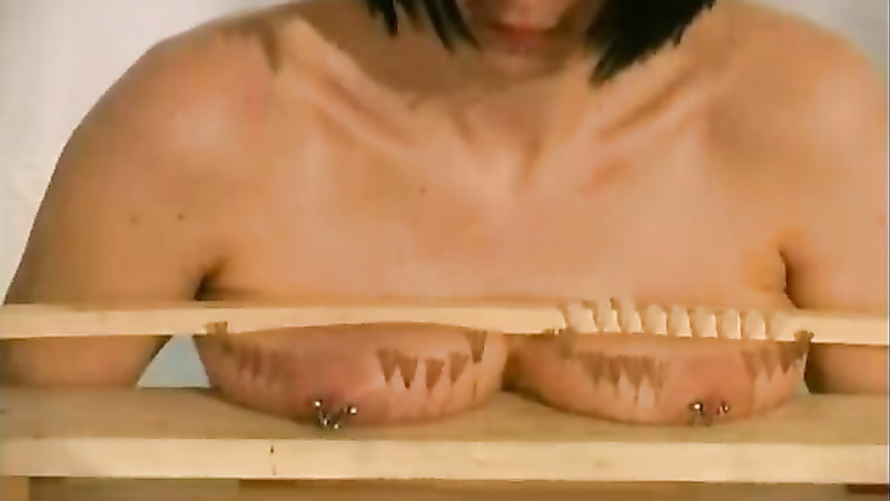 Breasts In Pain	Needle Punishment for Cat.mp4