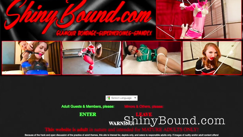Shiny Bound - Raven Eve - Belt Bondage Challenge