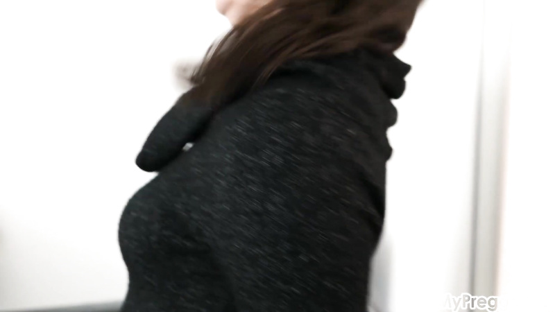MyPreggo	2019-04-25 - Janetta 19 - Pregnant Janetta Strips Naked and Fingers Her Hairy Pussy