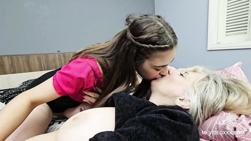 Milf and Teen Kisses: Stella and Meg