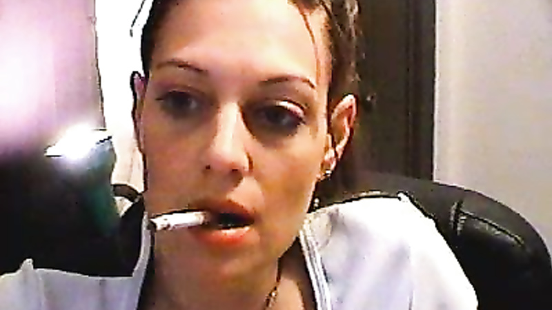 Gina Smoking