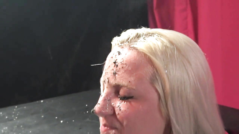 Quebec - Blond face spitting and ash humiliation