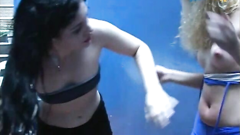 Slapping And Belly Punch Lesbian – 2