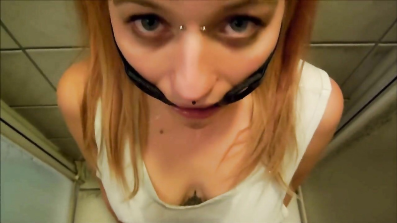 ZHUNTER PERVY PIXIE PERVYPIXIE GAGGED WHILE DRINKING PISS!