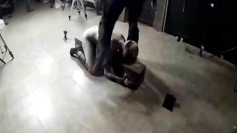 BRUTAL MASTER Pig Whore On The Floor