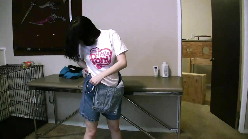 Lucy: Plugged & Diapered in Shortalls