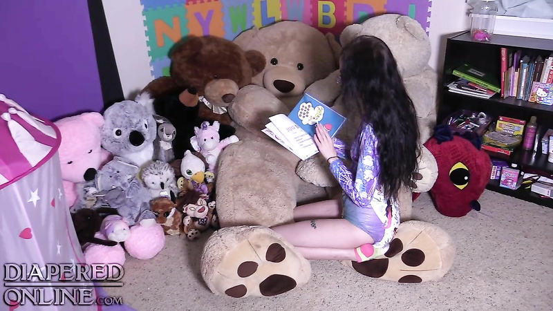 Samara: Messes While Reading to Stuffies