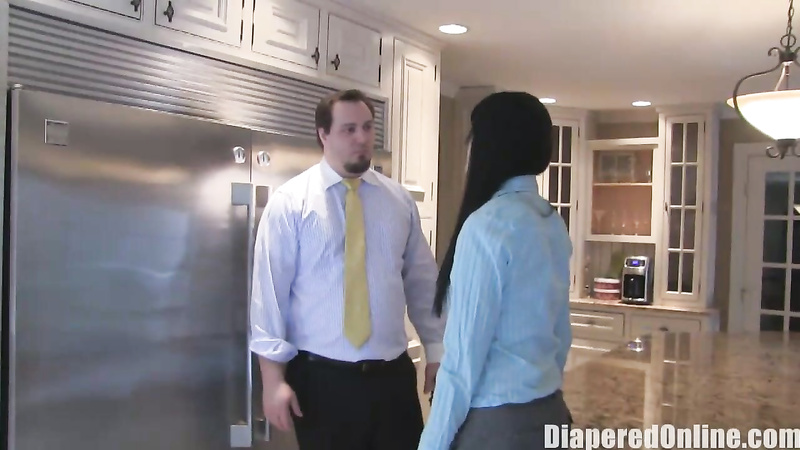 Lexi: Business Girl Spanked & Diapered