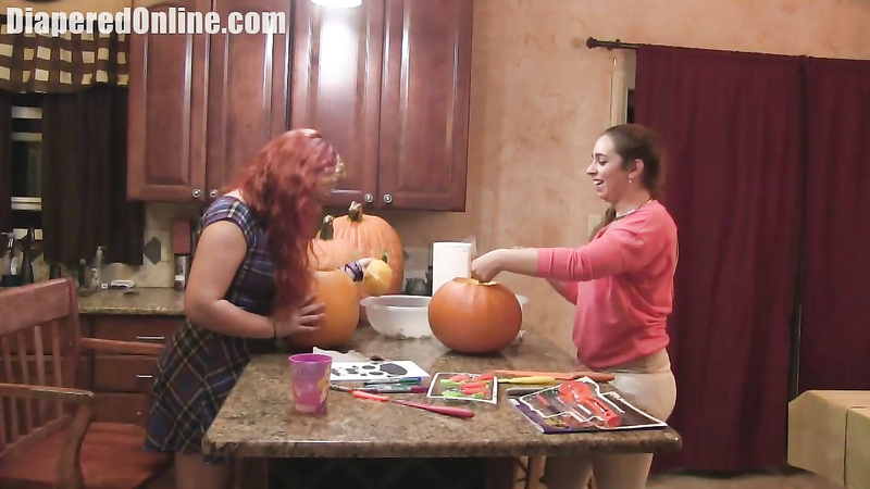 Red & Adriana: Carving Pumpkins