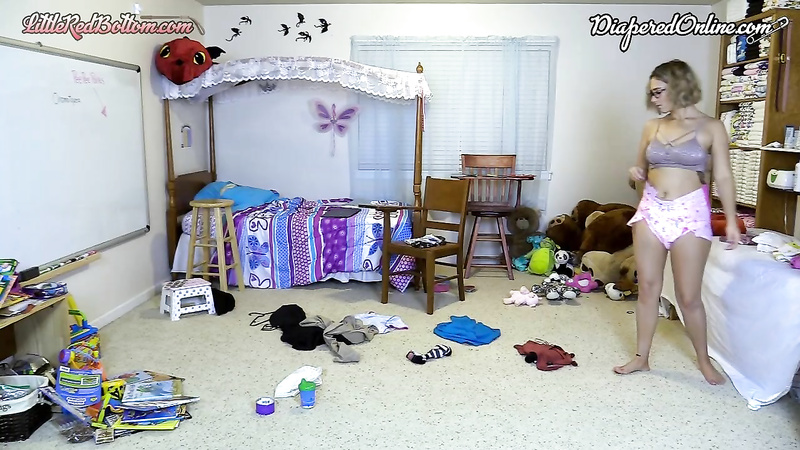 Red: Cleans Nursery in Triple Thick Diapers
