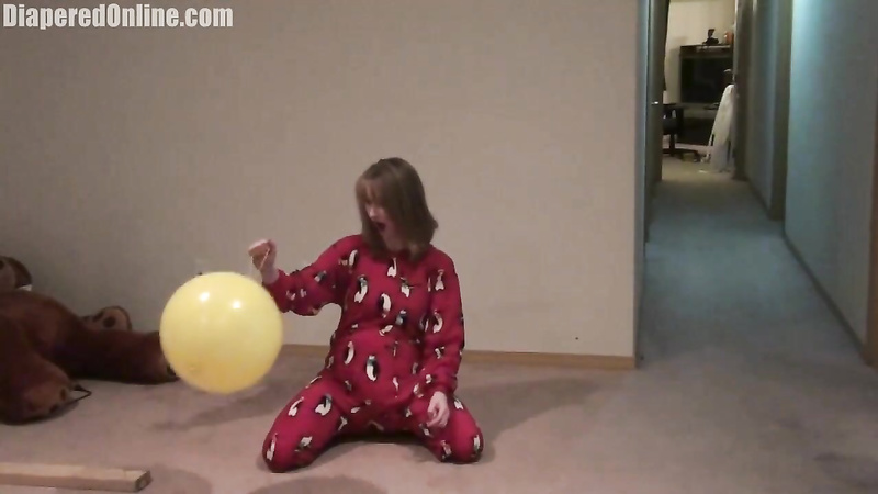 Natalia: Footed PJs & Bouncy Balloon