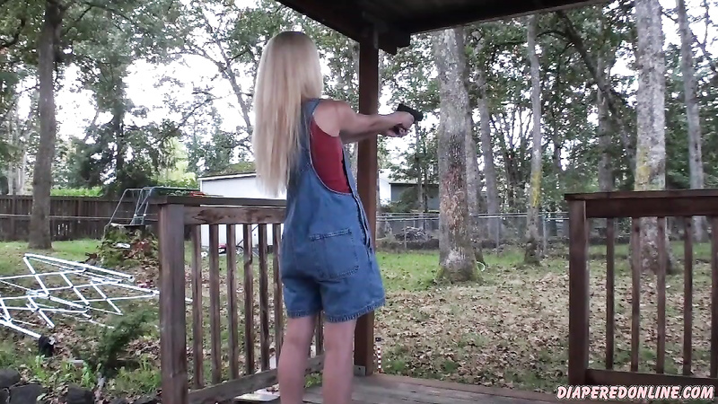 Dolly: Diapered in Overalls, Target Practice
