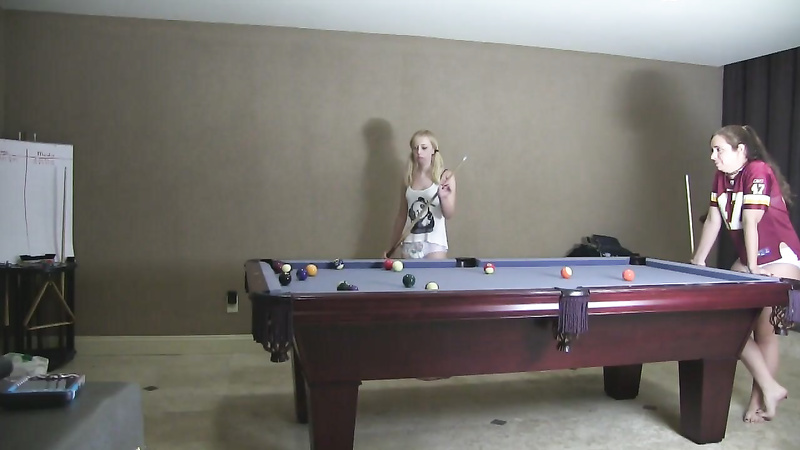 Adriana & Mandie: Pool Game, Loser Wears 14 Diapers