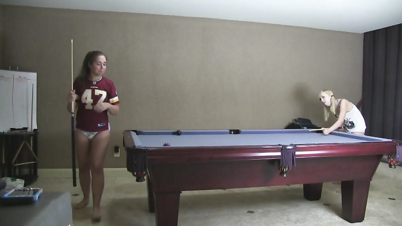 Adriana & Mandie: Pool Game, Loser Wears 14 Diapers
