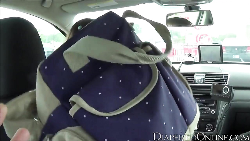 Lolly: POV Public Backseat Diaper Change
