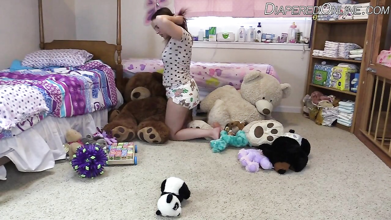 Alisha: Messes While Playing on Floor
