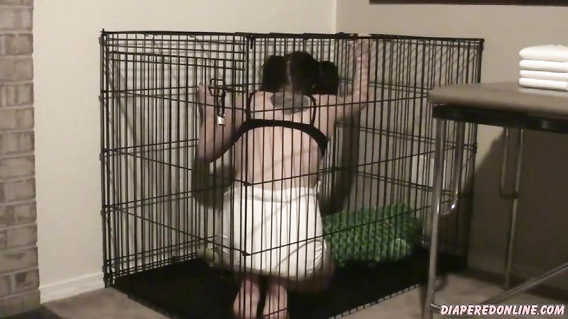 Lucy: Suppository Mess in Cage