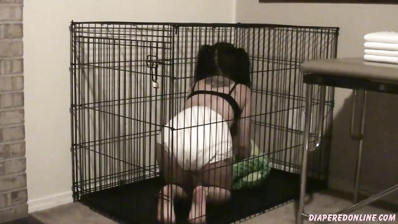 Lucy: Suppository Mess in Cage