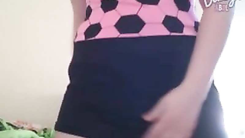 Daisy: Double Diaper Under Soccer Uniform