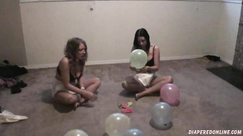 Amber & Nikki: Blowing up Balloons