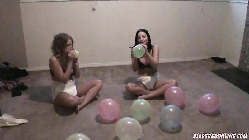 Amber & Nikki: Blowing up Balloons