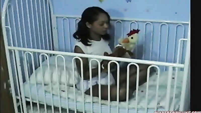 Jasmine: Puppets in Crib