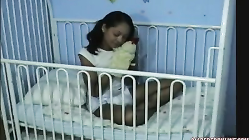 Jasmine: Puppets in Crib