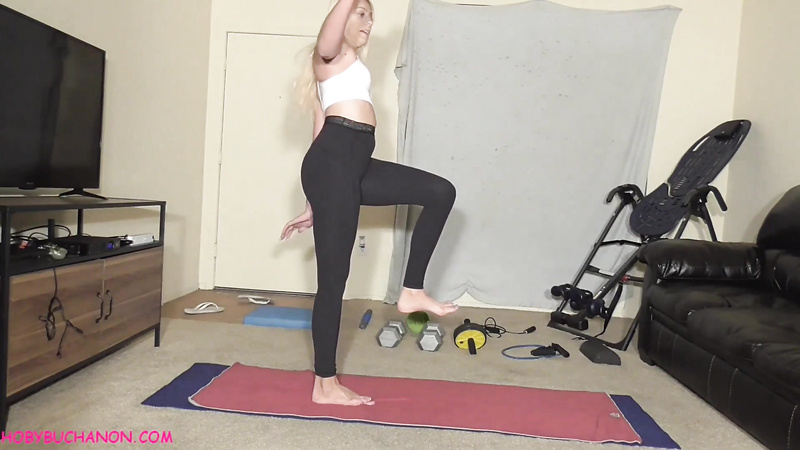 Chanel Grey Deepthroats Yoga Instructor & Squirts All Over Cock