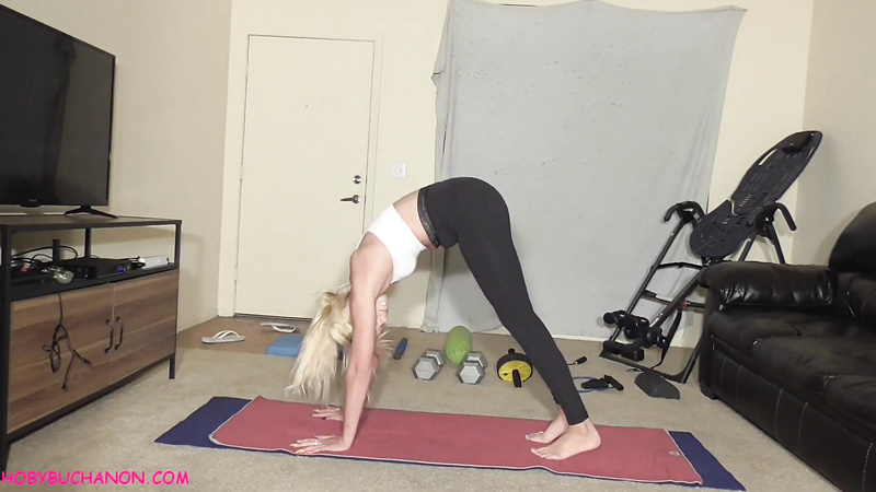 Chanel Grey Deepthroats Yoga Instructor & Squirts All Over Cock
