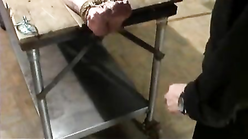 BRUTAL MASTER leah  table torture