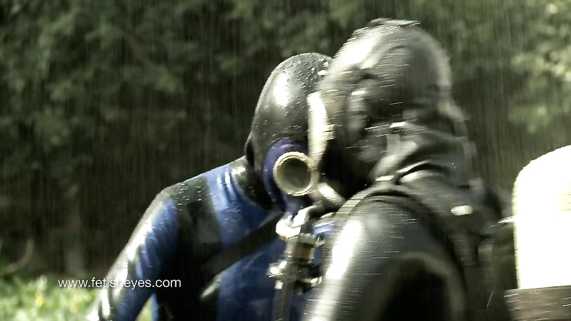 FETISH ARCHIVES Wet Weather Rubber Girls