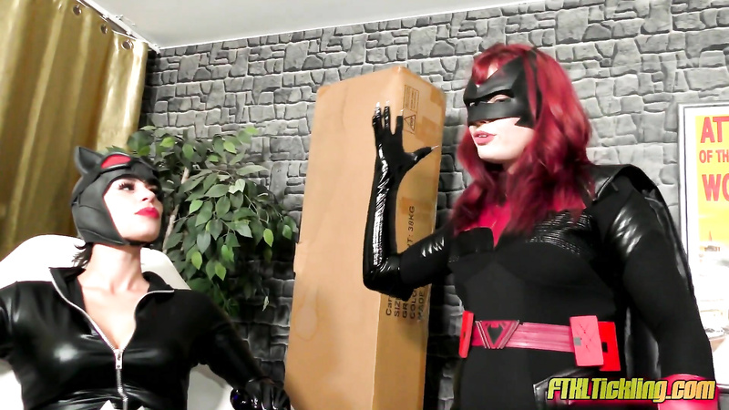 Catwoman's Halloween Tickle Party! Pt. 2: Claws of the ... Bat?