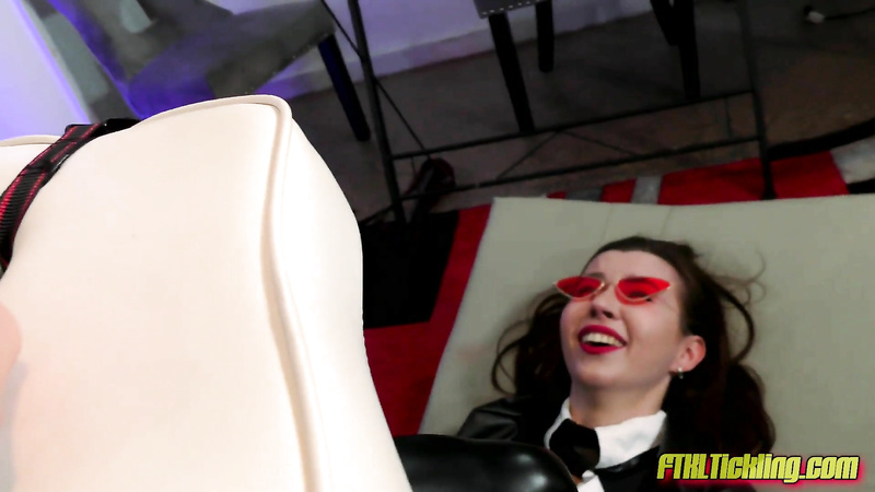 After Hours Tickle Interrogation! Part 2: Lana's Laughing Ordeal!