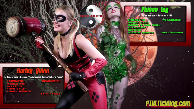 (Tickle) Fight Quest! Pt 3: Caught By Harley & Ivy!