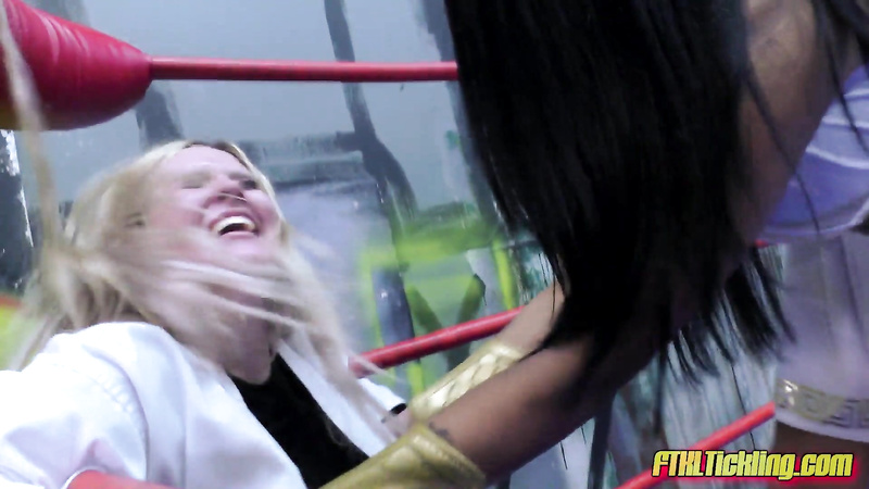Tickle Wrestling Entertainment! Pt 51: Olympia vs Black Belt Blondie!