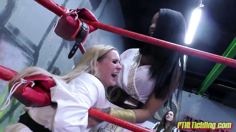 Tickle Wrestling Entertainment! Pt 51: Olympia vs Black Belt Blondie!