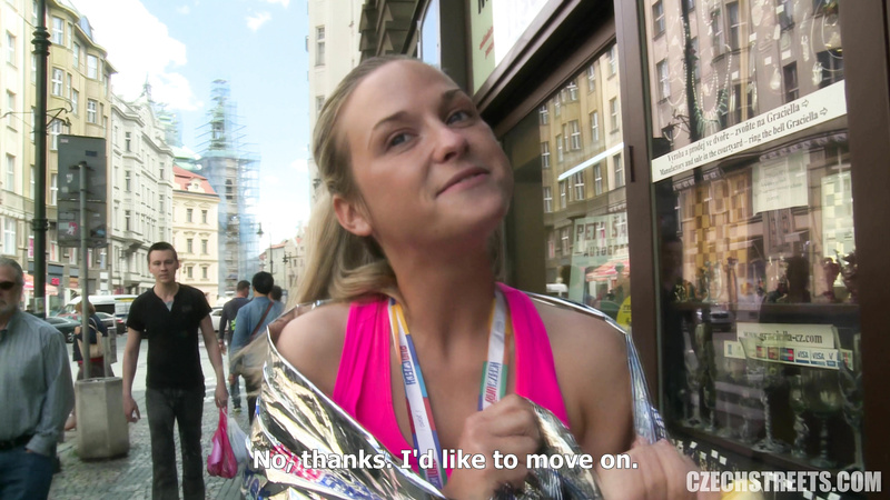 Prague marathon girl