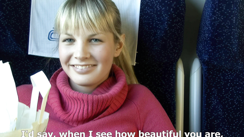 Beauty on train