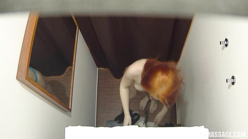 Wild redhead gets an anal massage