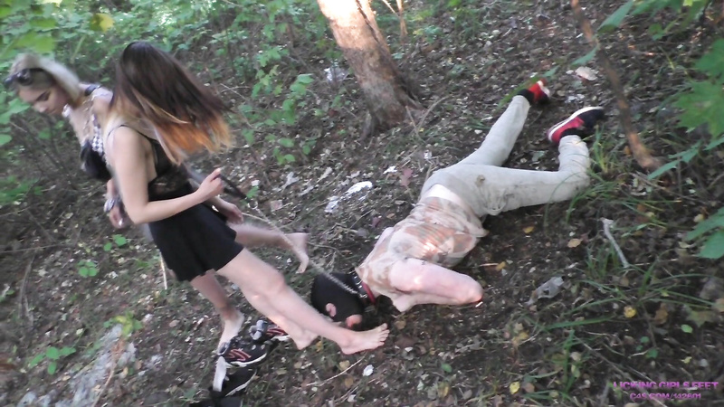 Alisa And Karina Meeting In The Forest Foot Domination And Humiliat